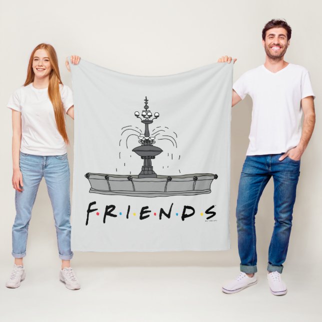 FRIENDS™ Fountain Fleece Blanket (In Situ)