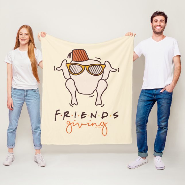 FRIENDS™ | Friendsgiving Fleece Blanket (In Situ)
