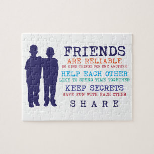Friends Friendship Best Friends Jigsaw Puzzle