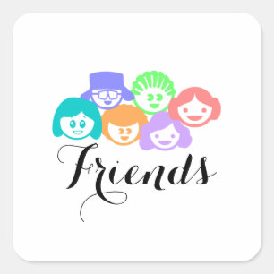 "Friends" Friendship, Pretty Stickers