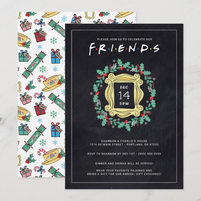 FRIENDS™ Friendsmas Holiday Party Invitation (Front/Back)