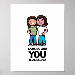 Friends From Work - Two Women Classic Poster