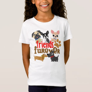 Friends Furever Dogs Puppies T-Shirt