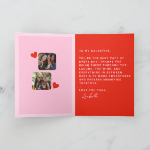 Friends Galentine's Day Holiday Card