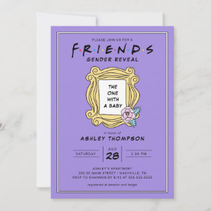 FRIENDS™   Gender Reveal Baby Shower Invitation