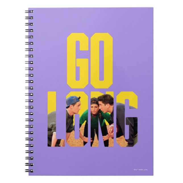 FRIENDS™ | Go Long Quote Notebook (Front)