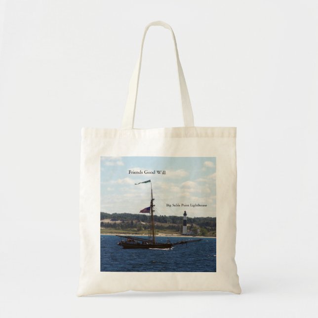 Friends Good Will & Big Sable Light tote bag (Front)