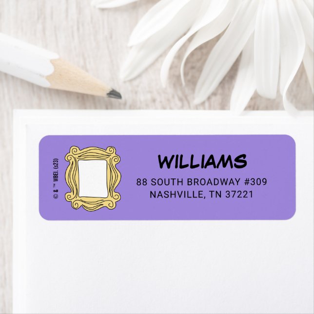 FRIENDS™ | Graduation Peephole Frame Label (Insitu)