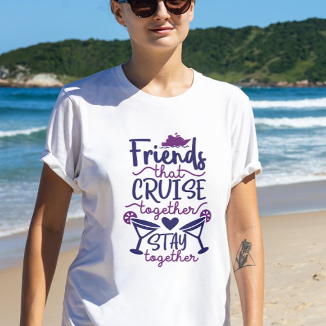 Friends Group Cruise Trip Vacation T-Shirt (Creator Uploaded)