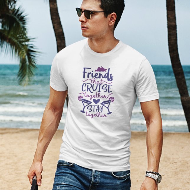 Friends Group Cruise Trip Vacation T-Shirt (Creator Uploaded)