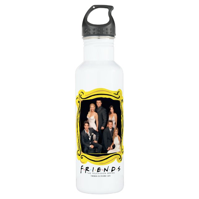 FRIENDS™ | Group in Black and White Formal Wear 710 Ml Water Bottle (Front)