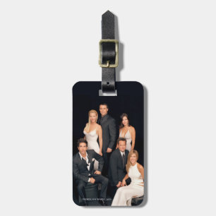FRIENDS™   Group in Black and White Formal Wear Luggage Tag
