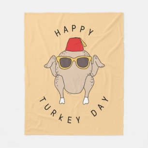 FRIENDS™   Happy Turkey Day Fleece Blanket
