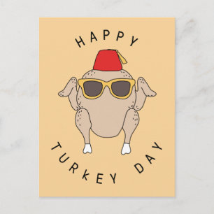 FRIENDS™   Happy Turkey Day Holiday Postcard