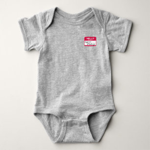 FRIENDS™ Hello My Name is Regina Phalange Baby Bodysuit