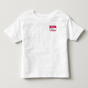 FRIENDS™   Hello My Name is Regina Phalange Toddler T-Shirt