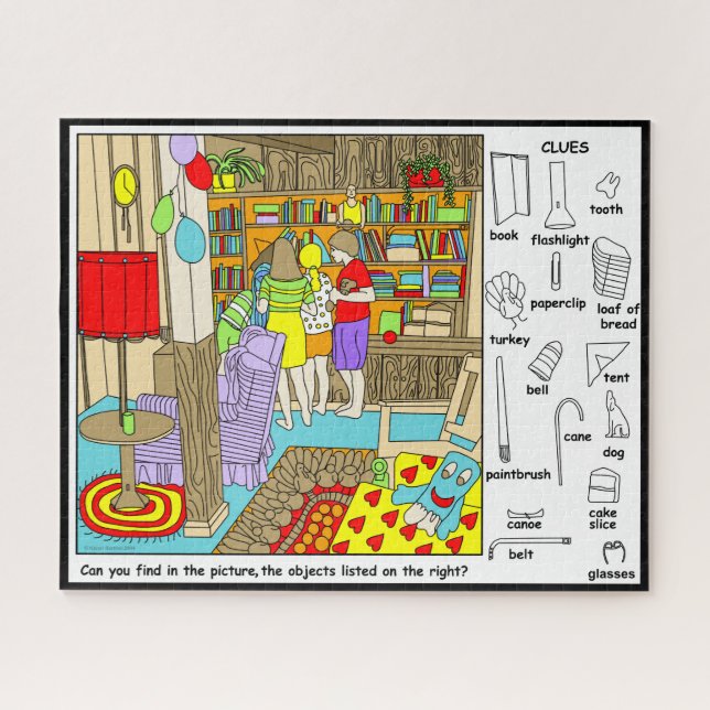 Friends Hidden Objects Puzzle (Horizontal)