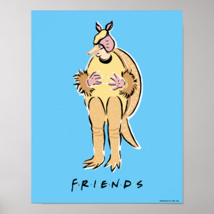 FRIENDS™   Holiday Armadillo Poster