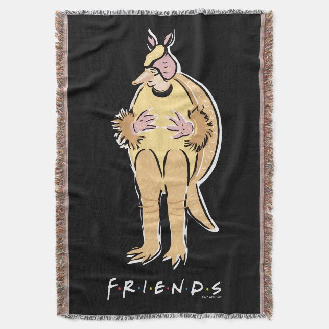 FRIENDS™ | Holiday Armadillo Throw Blanket (Front Vertical)