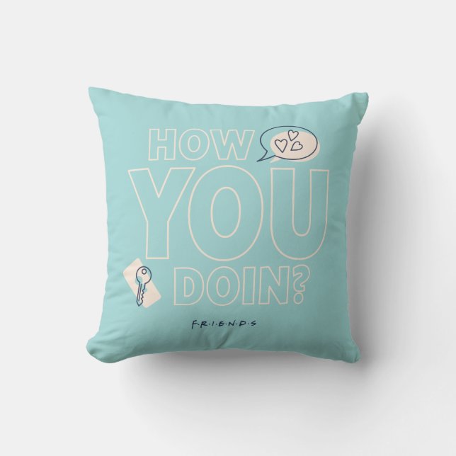 FRIENDS™ | How You Doin? Cushion (Front)