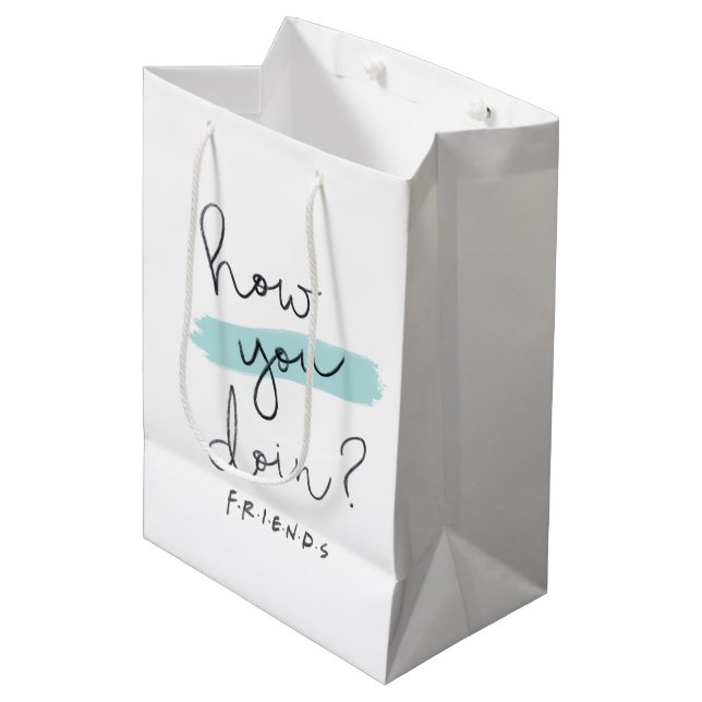 FRIENDS™ | How You Doin? Medium Gift Bag (Front Angled)