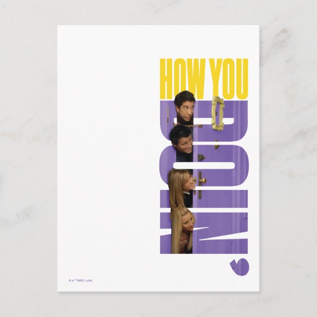 FRIENDS™ | How You Doin' Postcard (Front)
