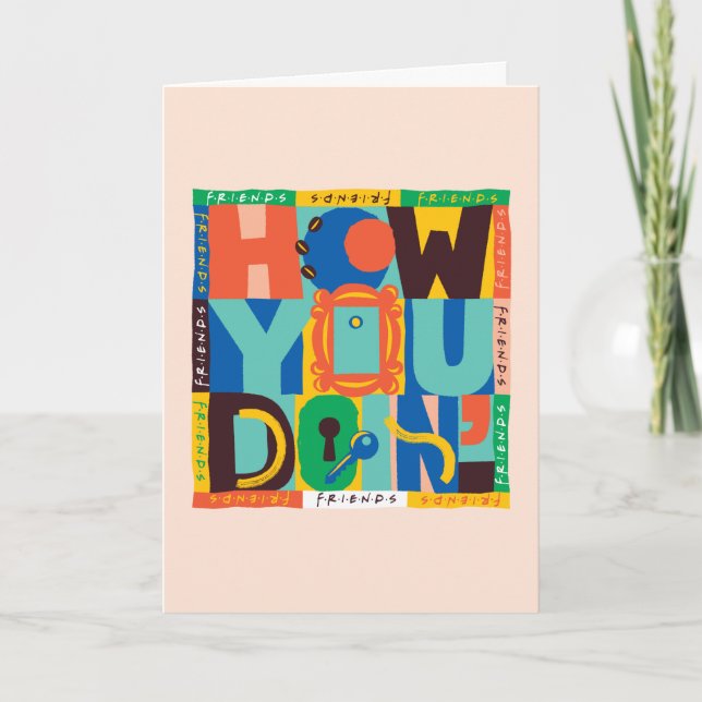FRIENDS™ | How You Doin' - Vibrant Graphic Card (Front)
