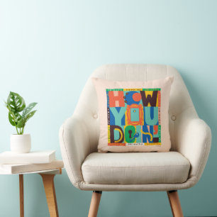 FRIENDS™   How You Doin' - Vibrant Graphic Cushion