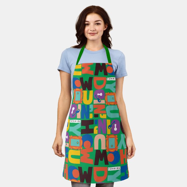 FRIENDS™ | How You Doin' Vibrant Pattern Apron (Worn)