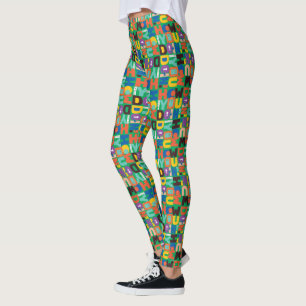 FRIENDS™ How You Doin' Vibrant Pattern Leggings
