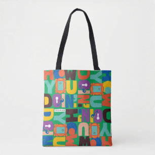 FRIENDS™   How You Doin' Vibrant Pattern Tote Bag