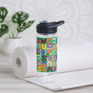 FRIENDS™   How You Doin' Vibrant Pattern Water Bottle