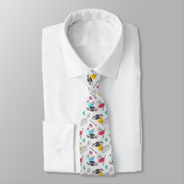 FRIENDS™ | Icon Pattern Tie (Tied)