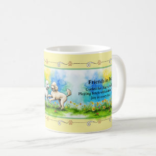 Friends in Fur Haiku Poodle Mug