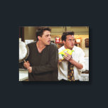 FRIENDS™ | Joey & Chandler Scared Canvas Print<br><div class="desc">Capture the hilarious antics of FRIENDS™ with the Joey and Chandler Scared Design. This playful design showcases Joey and Chandler in one of their classic scared moments,  highlighting the humour and charm that made the duo unforgettable. Perfect for fans,  it adds a nostalgic and comedic touch to any product.</div>