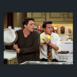 FRIENDS™ | Joey & Chandler Scared Poster<br><div class="desc">Capture the hilarious antics of FRIENDS™ with the Joey and Chandler Scared Design. This playful design showcases Joey and Chandler in one of their classic scared moments,  highlighting the humour and charm that made the duo unforgettable. Perfect for fans,  it adds a nostalgic and comedic touch to any product.</div>