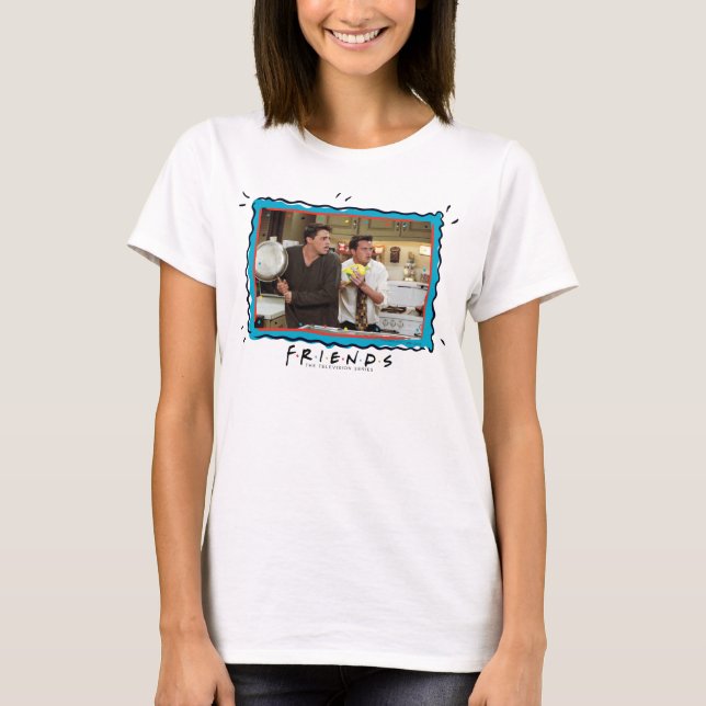 FRIENDS™ | Joey & Chandler Scared T-Shirt (Front)