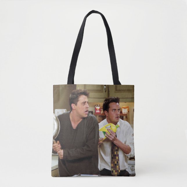 FRIENDS™ | Joey & Chandler Scared Tote Bag (Front)
