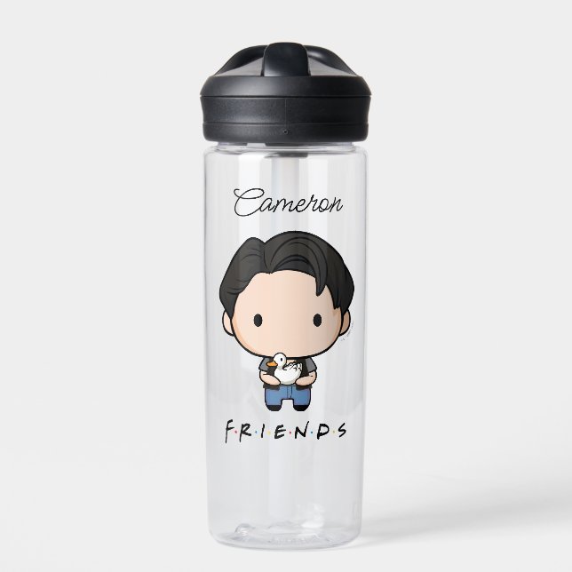 FRIENDS™ | Joey Chibi | Add Your Name Water Bottle (Front)