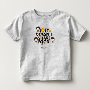 FRIENDS™ Joey Doesn't Share Food Chibi Toddler T-Shirt