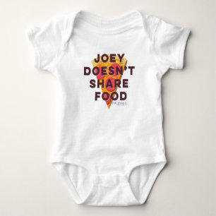 FRIENDS™ Joey Doesn't Share Food - Pizza Baby Bodysuit