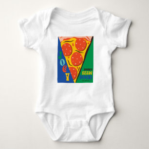 FRIENDS™   Joey Doesn't Share Food - Pizza Graphic Baby Bodysuit