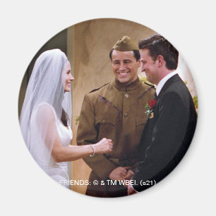 FRIENDS™ Joey Marries Monica & Chandler Magnet