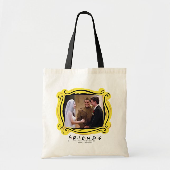FRIENDS™ | Joey Marries Monica & Chandler Tote Bag (Front)