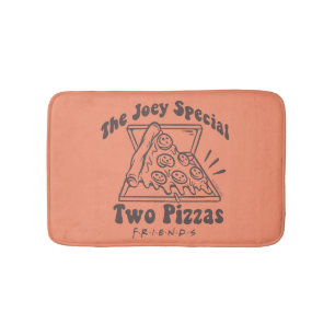 FRIENDS™ Joey Pizza Quote Bath Mat