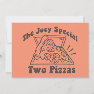 FRIENDS™ Joey Pizza Quote Card