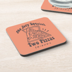 FRIENDS™   Joey Pizza Quote Coaster