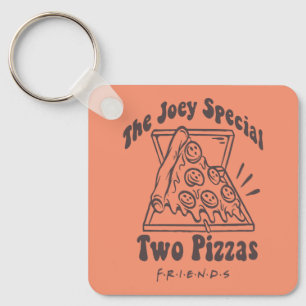 FRIENDS™   Joey Pizza Quote Key Ring