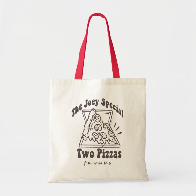 FRIENDS™ | Joey Pizza Quote Tote Bag (Front)