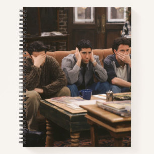 FRIENDS™   Joey, Ross, and Chandler on the Couch Notebook